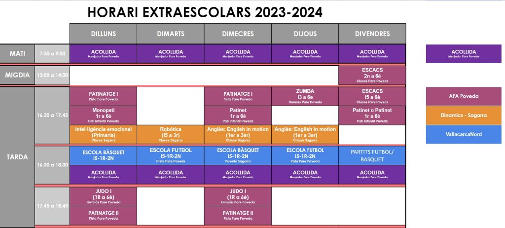 Horari Extraescolars 2023-24_2n